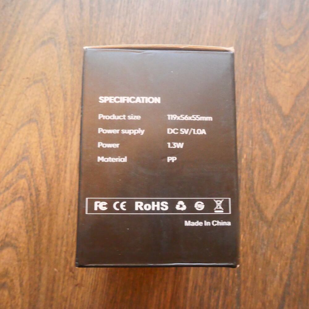 NEW Black Waterless Essential Oil Diffuser Aromatherapy Portable Battery or Plug - Picture 12 of 14
